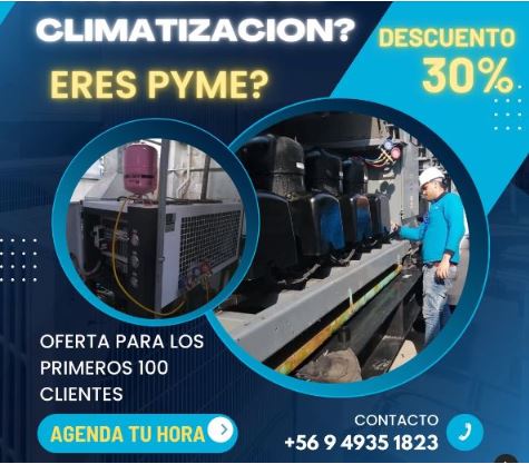 Refrigeración Climatizacion Refriven descuento 30% primera mantencion